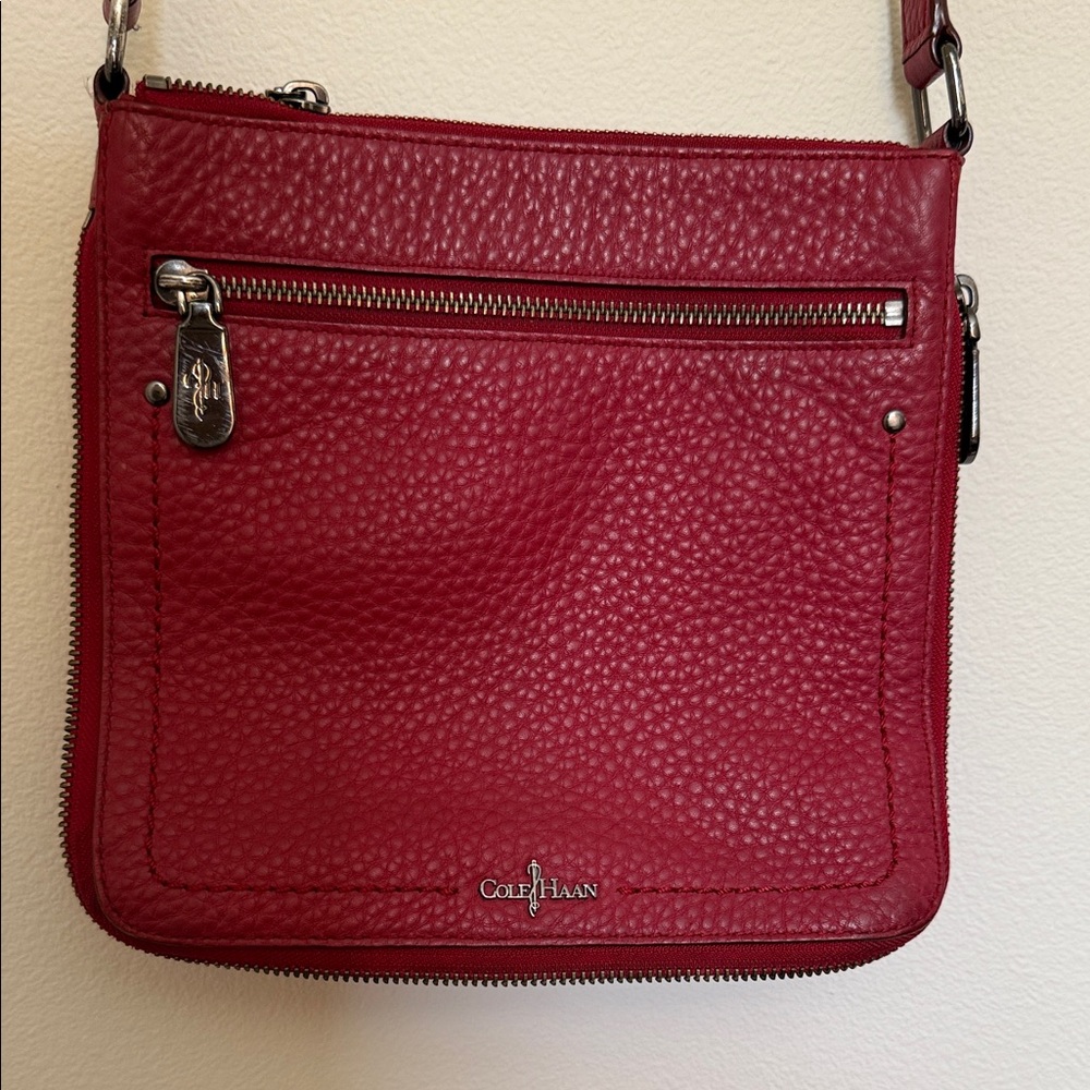 Cole Haan Cherry Red Crossbody Bag
